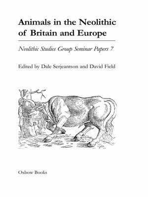 cover image of Animals in the Neolithic of Britain and Europe